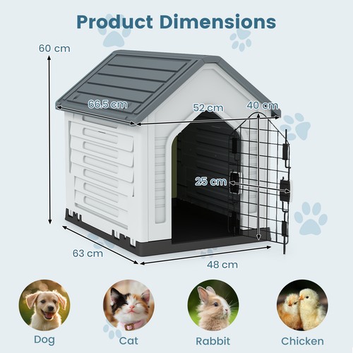 Dog house plastic - house, outdoor