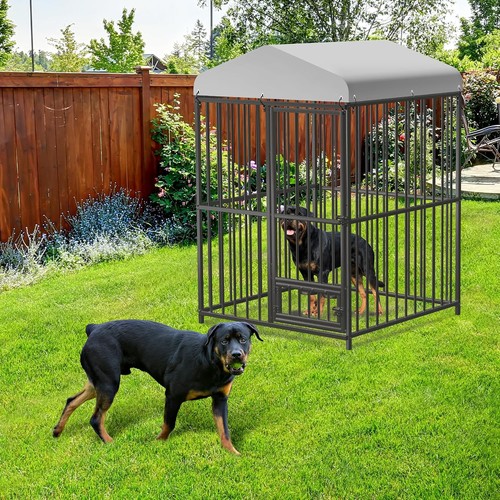 Large outdoor dog kennel - large,