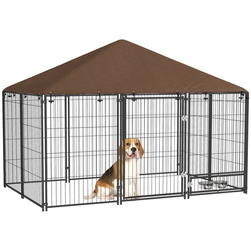 Outdoor dog kennel - kennel, metal