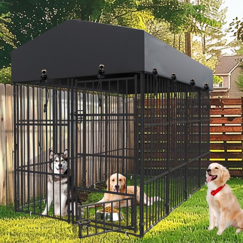 Large outdoor kennel - large, welded