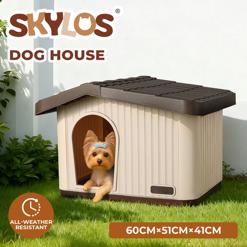 Skylos plastic dog house - dog,